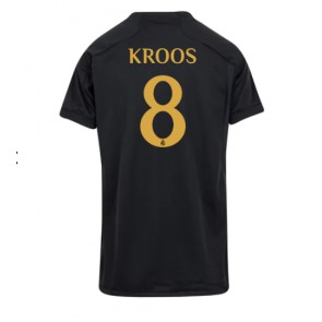 Lacne Ženy Futbalové dres Real Madrid Toni Kroos #8 2023-24 Krátky Rukáv - Tretina